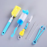 7PCS/Set Bottle Sponge Cleaning Brush Tools Straw Brush Set